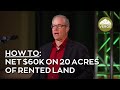 Thumbnail for How Joel Salatin Nets 60k/year on 20 Acres of Rented Land!