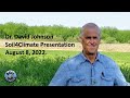 Thumbnail for Dr. David Johnson, Soil4Climate Presentation, Aug 8 2022