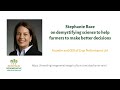 Thumbnail for Stephanie Race on demystifying science to help farmers to make better decisions