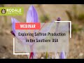 Thumbnail for Webinar: Exploring Saffron Production in the Southern USA